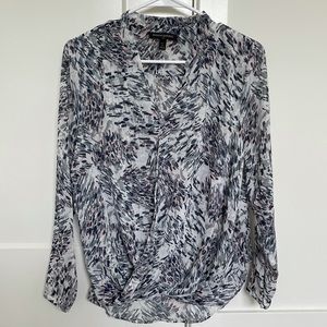 Banana Republic V Neck Wrap Blouse